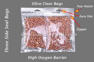 Ultra Clear Drei Side Seal Taschen
